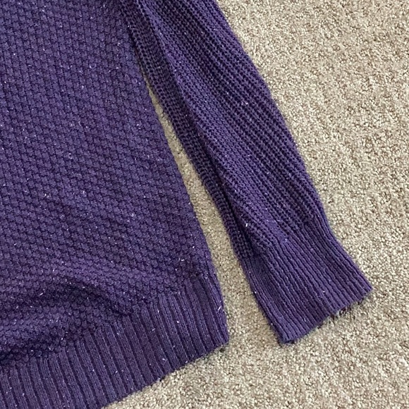 Universal Thread Purple Crew Neck Sweater - Picture 5 of 6